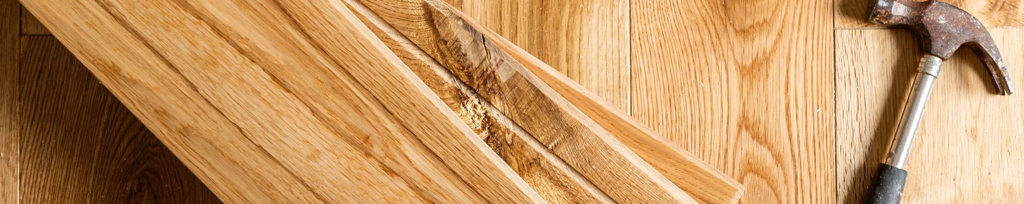 Hammer on hardwood planks- Carpet lover plus in Uxbridge, MA